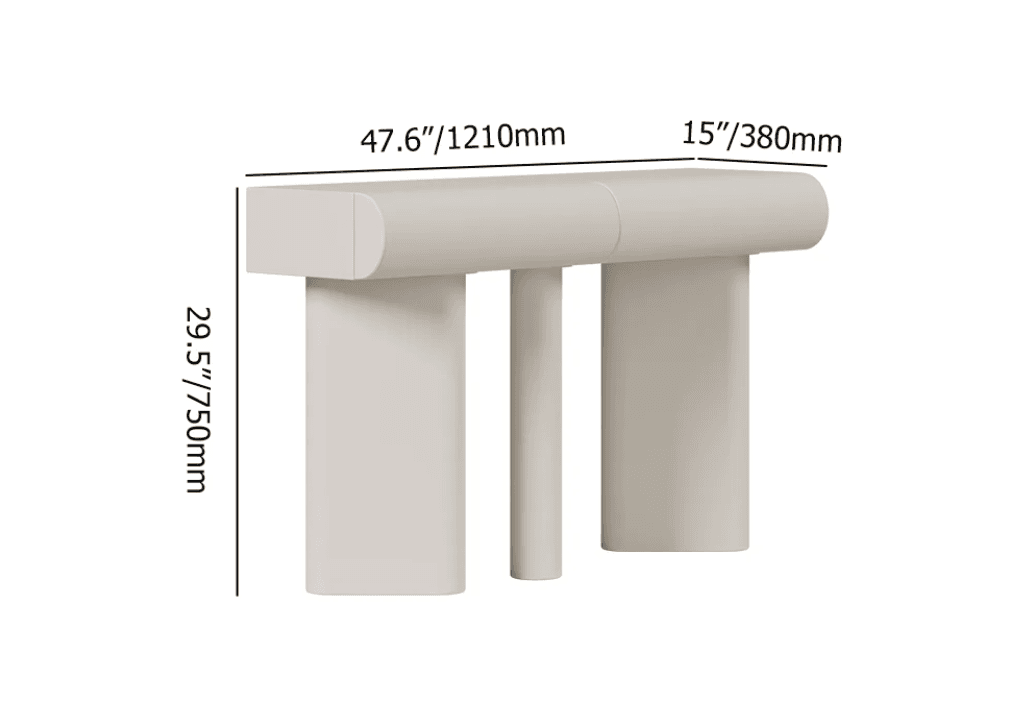 Humply 1210mm Modern Console Table with Storage Entryway Table thumbnail 9